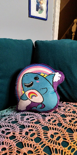 Pride Shark Pillow