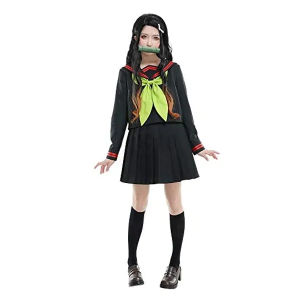 
                            miccostumes Women's Cute Black School Uniform JK Cosplay Costume
                        