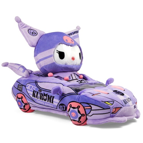Hello Kitty And Friends  - Tokyo Speed Racer Kuromi - Kidrobot 13” Interactive Plush [Pre-order]