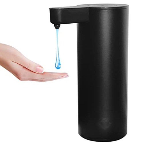 Automatic Soap Dispenser, Auto Foaming Touchless Hand Soap Dispenser for Kids, IPX6 Waterproof Cute Foam Sanitizer Dispenser for Bathroom Countertop, 8.7oz/250ML (Battery Type)