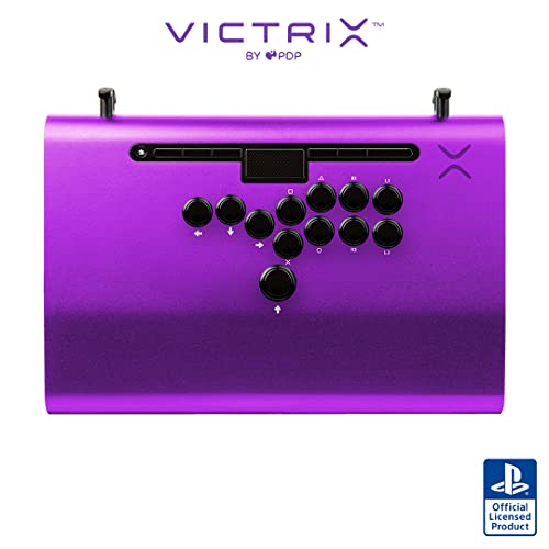 Victrix Pro FS-12 Arcade Fight Stick: Purple PlayStation 5, PlayStation 4, & PC