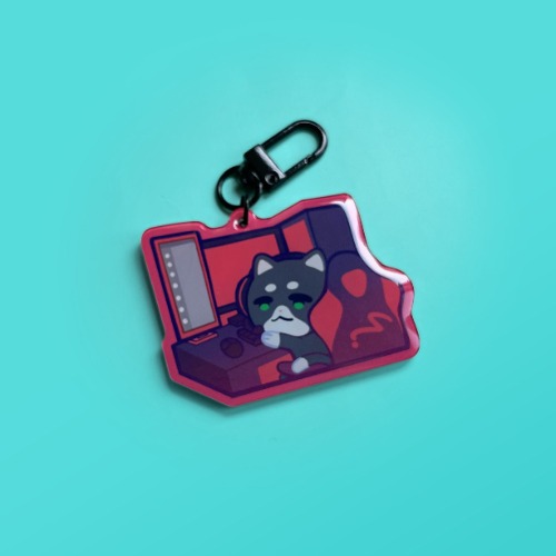 Gamer Kitty | Acrylic Charm