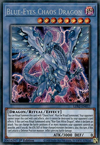 Blue-Eyes Chaos Dragon - LDS2-EN017 - Secret Rare - 1st Edition
