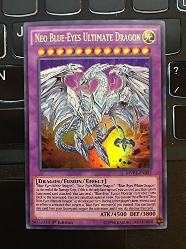 YU-GI-OH! - Neo Blue-Eyes Ultimate Dragon (MVP1-EN001) - The Dark Side of Dimensions Movie Pack - 1st Edition - Ultra Rare