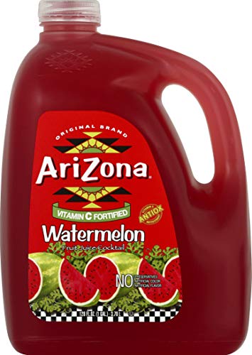 AriZona Watermelon Fruit Juice Cocktail, 1 gal (Pack of 4)
