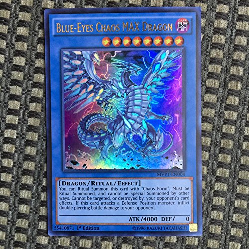 YU-GI-OH! - Blue-Eyes Chaos MAX Dragon (MVP1-EN004) - The Dark Side of Dimensions Movie Pack - 1st Edition - Ultra Rare