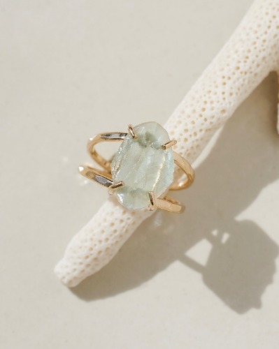 Aphrodite Crystal Ring | Sterling Silver / 8