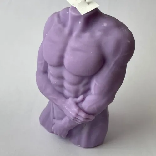 Man Sculpture Candle