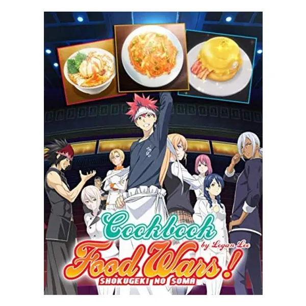 
                            Food Wars!: Shokugeki no Soma Cookbook: A Fascinating Book That Offers You Many Recipes To Make Dish And Illustrations Of Food Wars!
                        