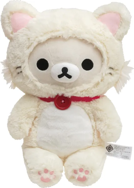 Korilakkuma San-X Original in A White Fluffy Cat Costume