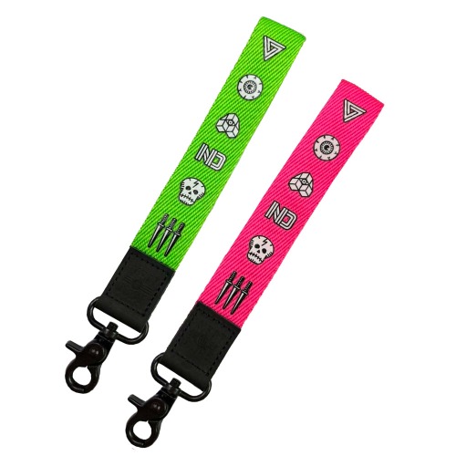 Glyph Lanyard Keychain - Neon Pink Glyph