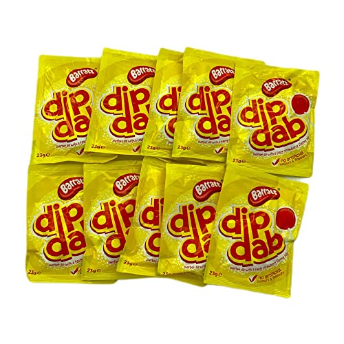 Barratt Sherbet Dip Dab 10 Packs - 10 Count (Pack of 1)