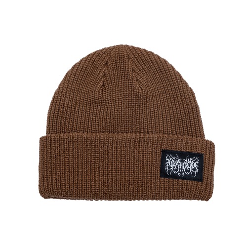 Metal Beanie - Brown