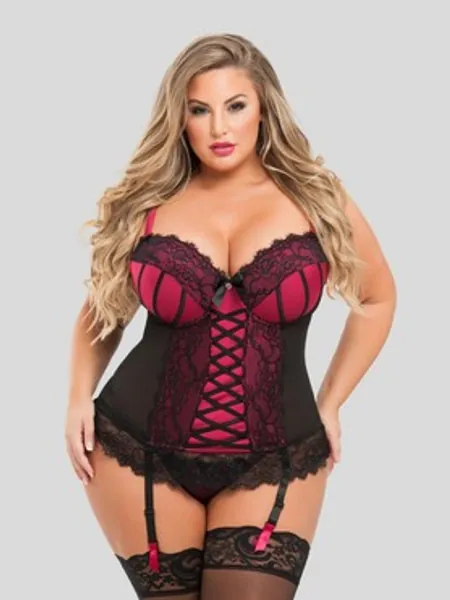 Lovehoney Plus Size Boudoir Belle Corsagen-Set