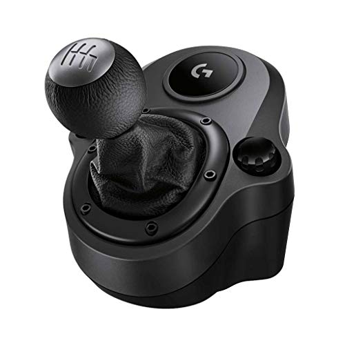 Logitech G Driving Force Shifter – Compatible with G29, G920 & G923 Racing Wheels for-PlayStation 5, Playstation 4, Xbox-Series X|S, Xbox-One, and-PC - Shifter Only - soft bundle shifter