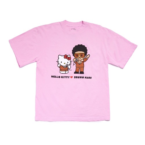 Hello Kitty x Bruno Mars Mic Wave Pink Tee - PNK / L