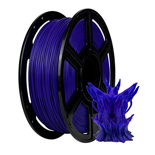 FLASHFORGE PLA Filament 1.75mm, 3D Printer Filament 1kg (2.2lbs) Spool, Dimensional Accuracy +/- 0.02mm, 3D Printing Filament Easy to Use and Fits for Most FDM 3D Printers (Matte Blue) - Matte Blue