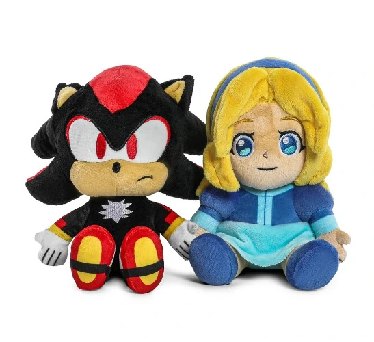 Sonic the Hedgehog - Shadow and Maria Phunny Plush 2-Pack
