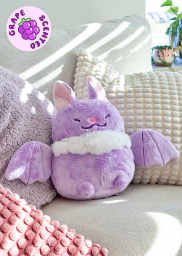 Grape Scented Bat Heatable Plush 