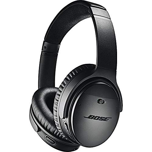 Bose QuietComfort 35 II Wireless Bluetooth Headphones, Noise-Cancelling, with Alexa Voice Control - Black - Black