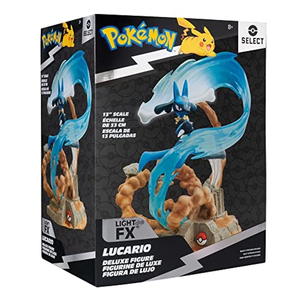 Bizak Pokemon Statue Lucario, Figurine Grande Taille et avec Lumières, Décorer par Son Grand Détail (63222732)