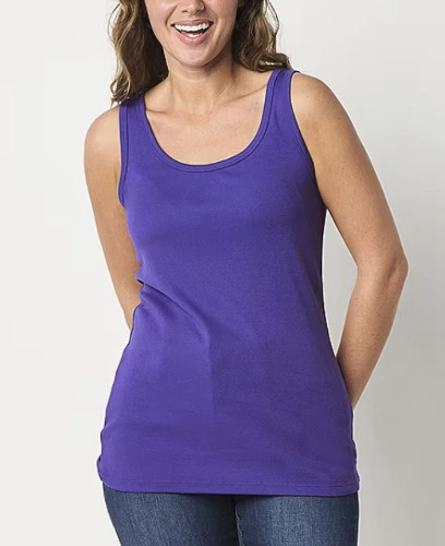 St. John's Bay Womens Scoop Neck Sleeveless Tank Top