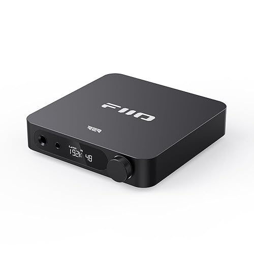 FIIO K11 Compact Desktop R2R architecture DAC and Headphone Amplifier (Black) - Black