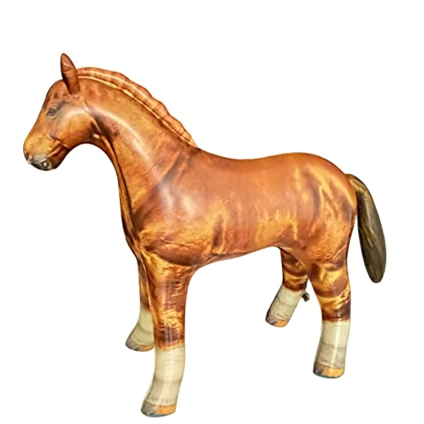 Jet Creations Inflatable Horse 38" long Great for pool party decoration, birthday kids and adult stuffed animals AN-HORSE (Packaging may vary)