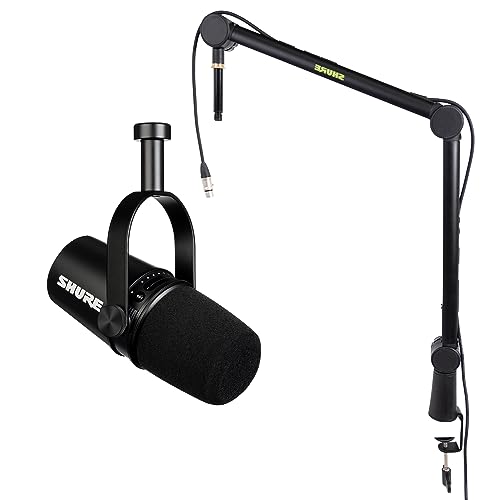 Shure MV7K / Gator Boom - Black + Boom Arm