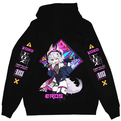 Eros Retro Game Streetwear Hoodie | L