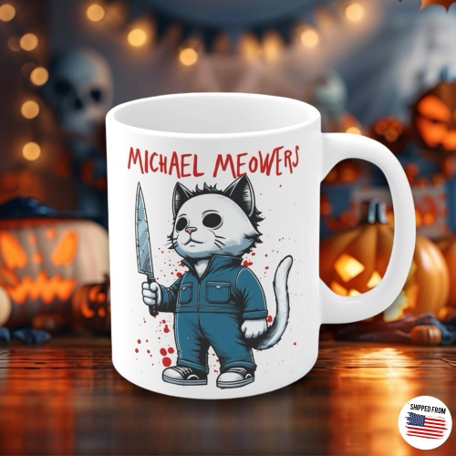 Cute Michael Myers Mug, Halloween, Horror movies, shipped from the USA - 11oz