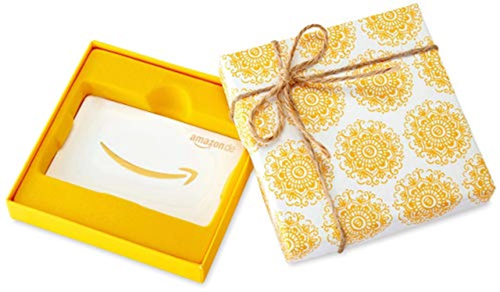 Amazon.de Geschenkkarte in Geschenkbox (Ringelblumen) - 0 - Ringelblumen