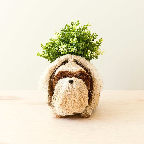 Shih Tzu Planter - Dog Plant Basket | LIKHÂ by LIKHÂ