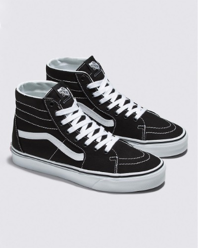 Sk8-Hi Tapered Sneaker - Black + True White | 6.5
