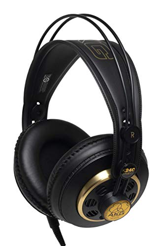 AKG Pro Audio K240 STUDIO Over-Ear, Semi-Open, Professional Studio Headphones - K240 Pro Headphones