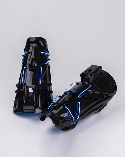 Cyberpunk Glowing Mechanical Wrist Armor| Halloween Costume | Blue / Women(19X10cm)
