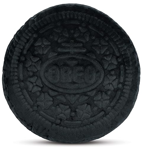 iscream Oreo Cookie Shaped Embossed 15" Fleece Pillow - Oreo Cookie