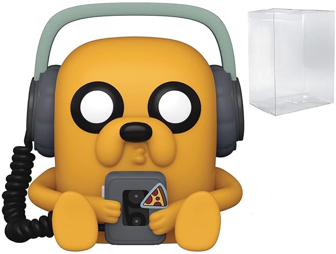 Funko Pop! Animation: Adventure Time - Jake with Player Vinyl Figure (Bundled with Compatible Box Protector Case), Multicolored, 3.75 inches