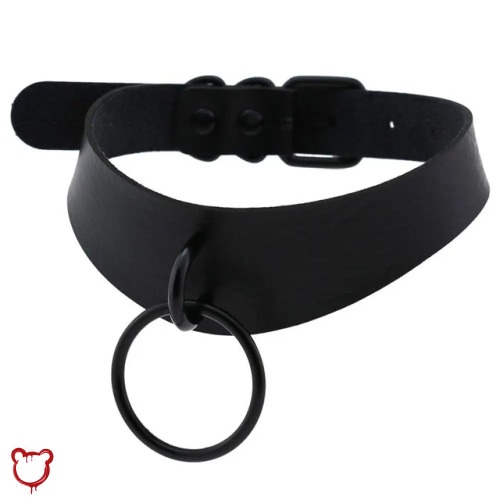 Black Mamba Leather Goth Choker