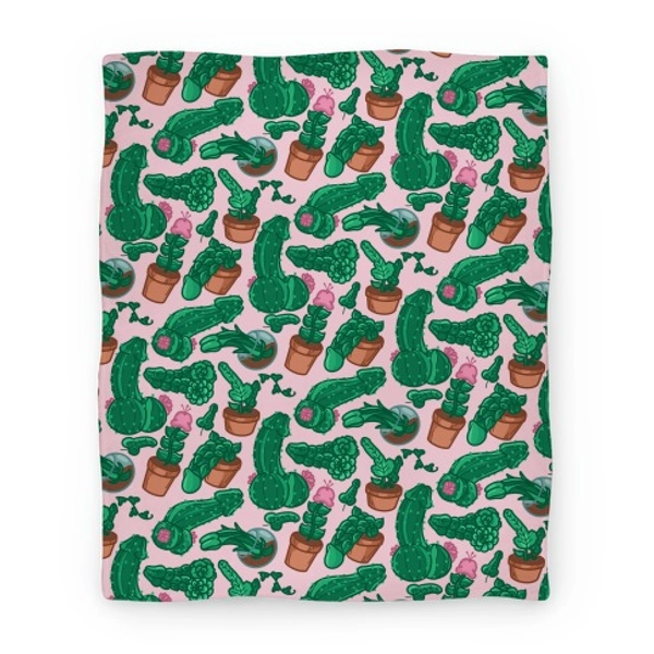 Peen Plants Pattern Blankets | LookHUMAN