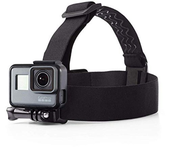 Amazon Basics Head Strap Camera Mount for GoPro - Head Strap