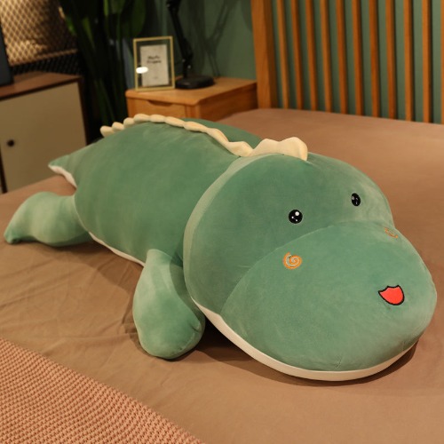 Anxiety-Relieving Plush Dinosaur Toy - green / 80cm
