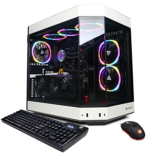 CYBERPOWERPC Gamer Xtreme VR Gaming PC, Intel Core i9-13900KF 3.0GHz, GeForce RTX 4070 12GB, 16GB DDR5, 1TB NVMe SSD, Wi-Fi Ready & Windows 11 Home (GXiVR8080A36)