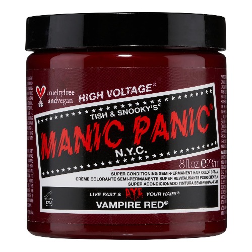 MANIC PANIC Vampire Red Hair Dye Classic Line 8oz - 