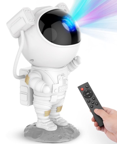 Star Projector Galaxy Night Light - Astronaut Space Projector, Starry Nebula Ceiling LED Lamp with Timer and Remote, Kids Room Decor Aesthetic, Gifts for Christmas, Birthdays, Valentine's Day - 