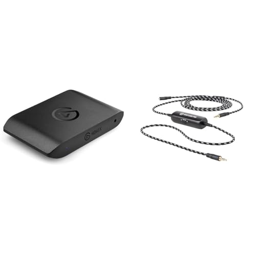 Elgato HD60 X External Capture Card & Chat Link Pro – Audio Adapter, for PS5, PS4, Nintendo Switch, Capture Voice Chat, Gameplay Sound, Extra Long Cable - Chat Link Pro Bundle
