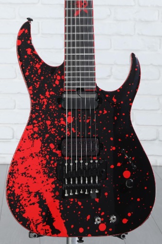 Schecter Sullivan King Banshee 7 FRS Electric Guitar - Obsidian Blood
