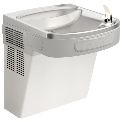 Elkay Wall Mount Hands-Free Activation ADA Cooler Filtered Refrigerated Stainless - Stainless Steel Filtered Hands-free Refrigerated