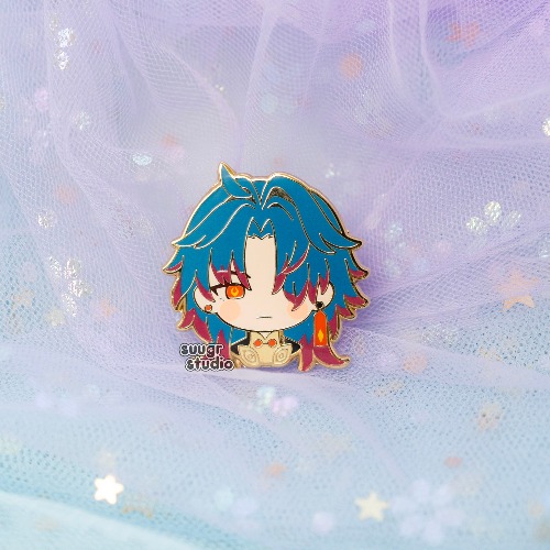HSR Kafka, Blade, Silver Wolf and Firefly/Sam Star Rail the Stellaron Hunters Honkai Star Rail Hard Enamel Pin - Blade / [B Grade] / Simple Rubber Back