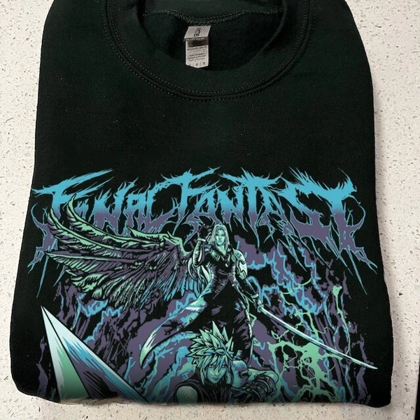Vintage UNISEX's Tshirt Size USA Unisex Heavy Cotton | Final Fantasy Aesthetic | Graphic Shirt | Gift for All | | Y2K style |
